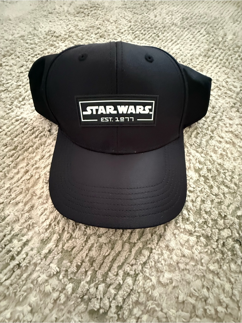 Star Wars Black Cap with White Logo Patch
